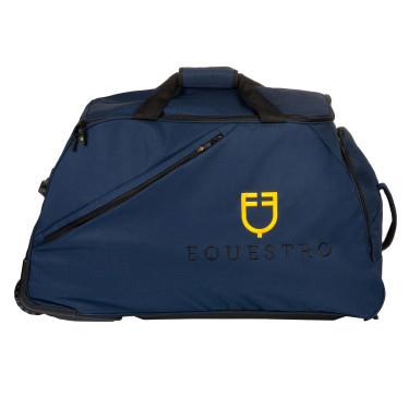 Sac trolley avec logo brodé Equestro Marine blazer Bleu marine