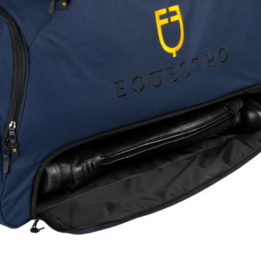 Sac trolley avec logo brodé Equestro Marine blazer Bleu marine