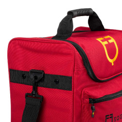 Sac de pansage poche zippée Equestro Bordeaux Sac de pansage poche zippée Equestro Bordeaux