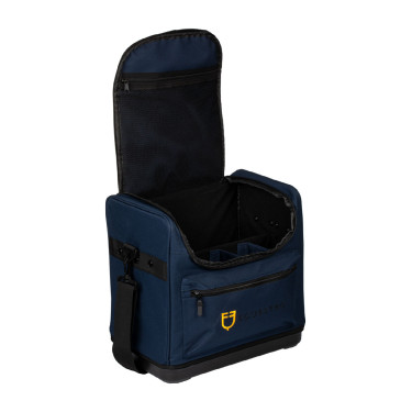 Sac de pansage poche zippée Equestro Marine Bleu marine