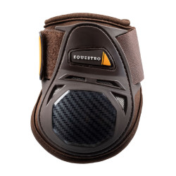 Kogelbeschermers van neopreen met klittenbandsluiting Equestro Bruin