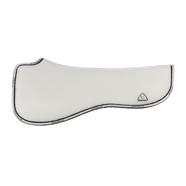 MF DS SW-3DS schokdemper met 3D-spacer en platte microfleece Acavallo Wit