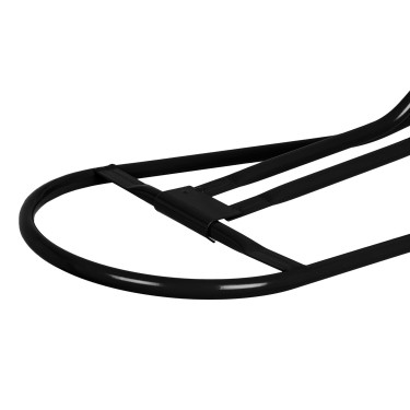 Porte-selle mural pliant pour selle anglaise Umbria Equitazione Noir