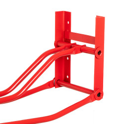 Porte-selle mural pliant pour selle anglaise Umbria Equitazione Rouge