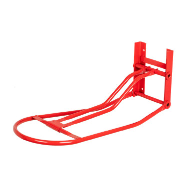 Porte-selle mural pliant pour selle anglaise Umbria Equitazione Rouge