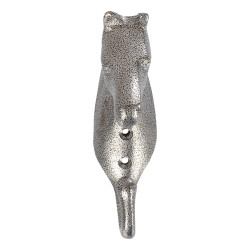 Aluminium Gekleurde Hoofdstelhouder Paardenhoofd Umbria Equitazione Grijs Aluminium Gekleurde Hoofdstelhouder Paardenhoofd Umbria Equitazione Grijs