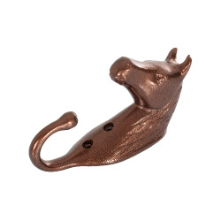 Crochet Porte-Bridon Tête de Cheval en Aluminium Coloré Umbria Equitazione Marron Crochet Porte-Bridon Tête de Cheval en Aluminium Coloré Umbria Equitazione Marron