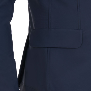 Veste de concours Homme en Tissu Stretch avec Poches Zippées Equestro Marine blazer Bleu marine