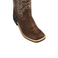 Bottes Western Enfant Modèle Square Brown/Choco Pool's