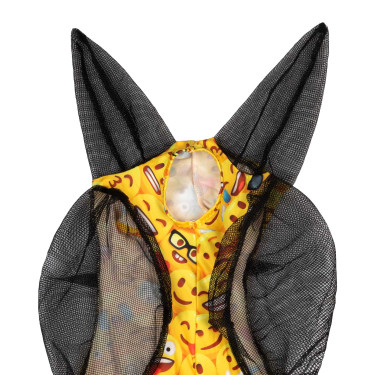 Anti-Vliegenmasker van Lycra met Oorbedekking Pro-Tech Emoticon Motieven Anti-Vliegenmasker van Lycra met Oorbedekking Pro-Tech Emoticon Motieven