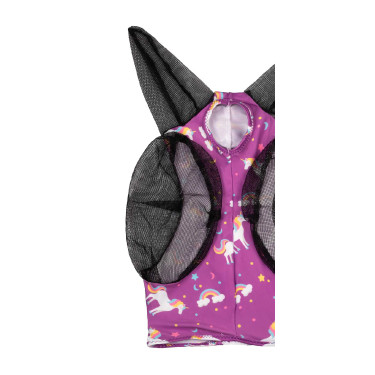 Masque Anti-Mouches en Lycra avec Couvre-Oreilles Pro-Tech Licorne Motifs Masque Anti-Mouches en Lycra avec Couvre-Oreilles Pro-Tech Licorne Motifs
