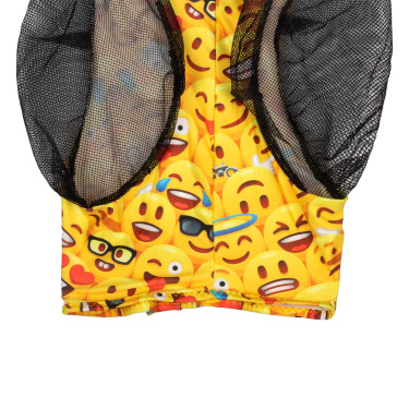 Anti-Vliegenmasker van Lycra met Oorbedekking Pro-Tech Emoticon Motieven Anti-Vliegenmasker van Lycra met Oorbedekking Pro-Tech Emoticon Motieven