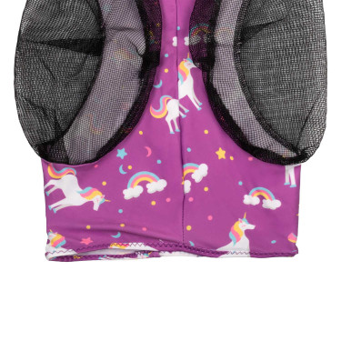 Masque Anti-Mouches en Lycra avec Couvre-Oreilles Pro-Tech Licorne Motifs Masque Anti-Mouches en Lycra avec Couvre-Oreilles Pro-Tech Licorne Motifs