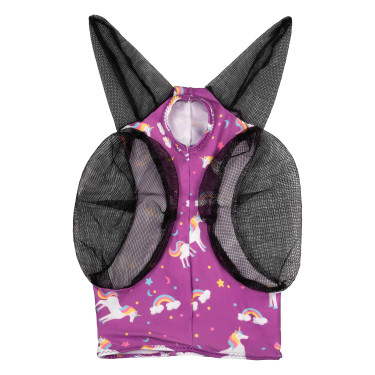 Masque Anti-Mouches en Lycra avec Couvre-Oreilles Pro-Tech Licorne Motifs Masque Anti-Mouches en Lycra avec Couvre-Oreilles Pro-Tech Licorne Motifs
