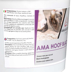 Graisse Jaune pour Sabots Ama Hoof 5L Umbria Equitazione Noir