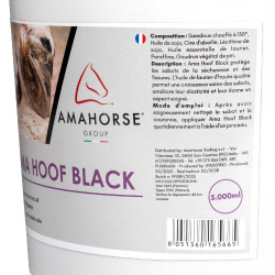 Gele Vet voor Hoef Ama Hoof 5L Umbria Equitazione Zwart