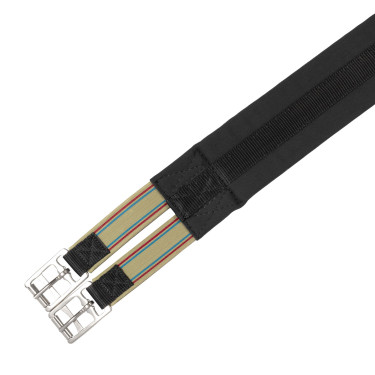 Stofriem met Elastieken Umbria Equitazione Zwart