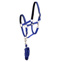Licol Synthétique avec Longe Reflective Supreme Bleu royal Licol Synthétique avec Longe Reflective Supreme Bleu royal