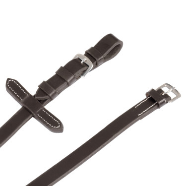 Bridon Supreme met Contrasterende Stiksels en Supreme Teugels Bruin