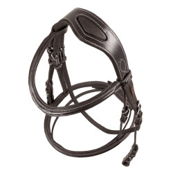 Bridon Supreme met Contrasterende Stiksels en Supreme Teugels Bruin