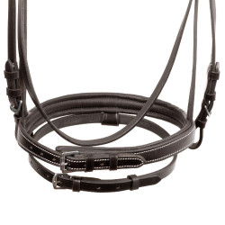 Bridon Supreme met Contrasterende Stiksels en Supreme Teugels Bruin