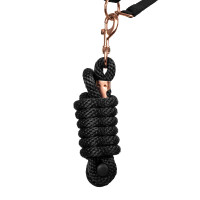 Nylon Halster Rose Gold Line met Supreme Lijn Zwart