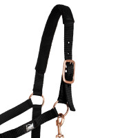 Nylon Halster Rose Gold Line met Supreme Lijn Zwart