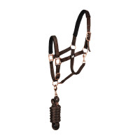 Nylon Halster Rose Gold Line met Supreme Lijn Marine Marineblauw