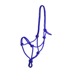 Licol éthologiques en Corde Nouée Pool's Bleu royal