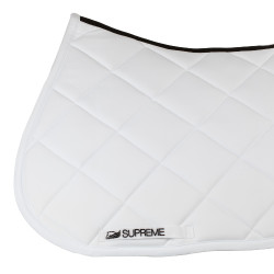 Tapis de Selle Pleasure Jumping Supreme Blanc