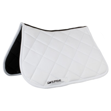 Tapis de Selle Pleasure Jumping Supreme Blanc