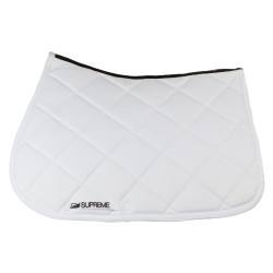 Tapis de Selle Pleasure Jumping Supreme Blanc