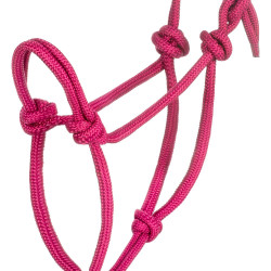 Licol Corde Nouée avec Longe Pool's Rose Licol Corde Nouée avec Longe Pool's Rose