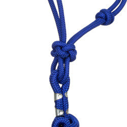 Halster met geknoopte touw en lijn Pool's Koningsblauw