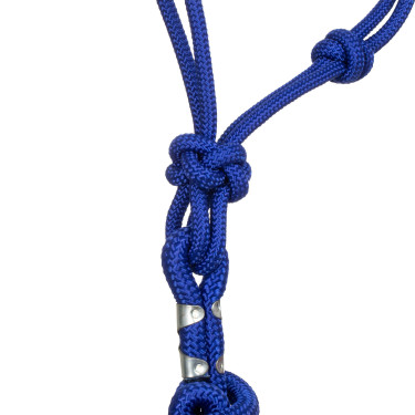 Halster met geknoopte touw en lijn Pool's Koningsblauw