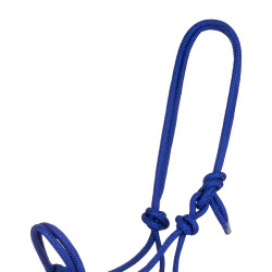 Halster met geknoopte touw en lijn Pool's Koningsblauw