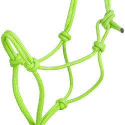 Halster met geknoopte touw en lijn Pool's Citroen Geel