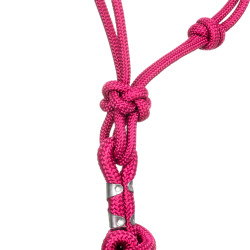 Licol Corde Nouée avec Longe Pool's Rose Licol Corde Nouée avec Longe Pool's Rose