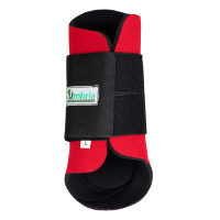 Guêtres en Néoprène avec Coque en Caoutchouc Umbria Equitazione Rouge