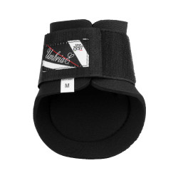 Neopreen Strijklappen met Rubberen Schelp Umbria Equitazione Zwart