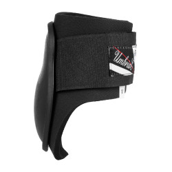 Neopreen Strijklappen met Rubberen Schelp Umbria Equitazione Zwart