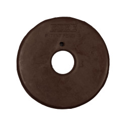 Rondelles de Mors à Anneaux Recouvert de Caoutchouc Umbria Equitazione Marron Rondelles de Mors à Anneaux Recouvert de Caoutchouc Umbria Equitazione Marron