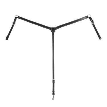 Smalle Klassieke Lakota Borsttuig Zwart