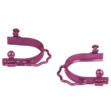 Gekleurde Western Barrel Sporen Pool's Fuchsia Roze