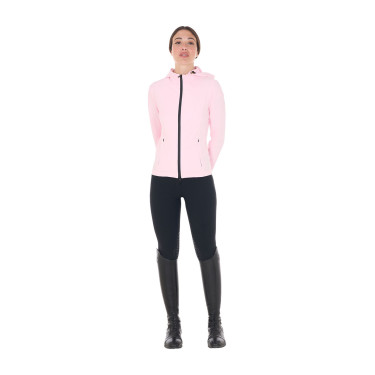 Aangesloten softshell-jas met winddichte rits voor dames Equestro Ballerina Roze