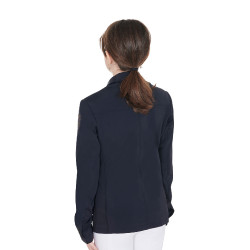 Wedstrijdjas kind Exclusive Equestro Marineblazer Marineblauw
