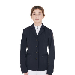 Wedstrijdjas kind Exclusive Equestro Marineblazer Marineblauw