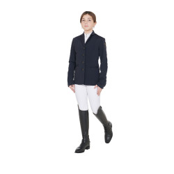 Veste de concours enfant Exclusive Equestro Marine blazer Bleu marine Veste de concours enfant Exclusive Equestro Marine blazer Bleu marine