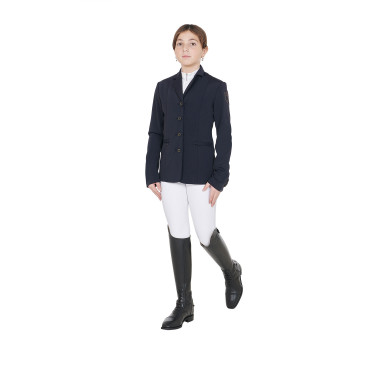 Veste de concours enfant Exclusive Equestro Marine blazer Bleu marine Veste de concours enfant Exclusive Equestro Marine blazer Bleu marine