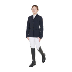 Wedstrijdjas kind Exclusive Equestro Marineblazer Marineblauw